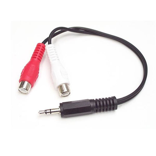 StarTech.com 6in Stereo Audio Cable - 3.5mm Male to 2x RCA Female StarTech.com 6in Stereo Audio Cable - 3.5mm Male to 2x RCA Female